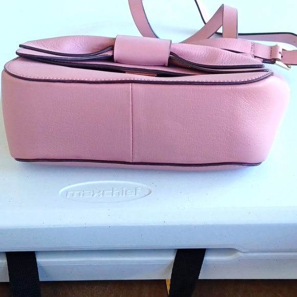 Kate Spade Oliver Drive Hetty Bow Crossbody Bag Dusty Peony Pink - Picture 3 of 13